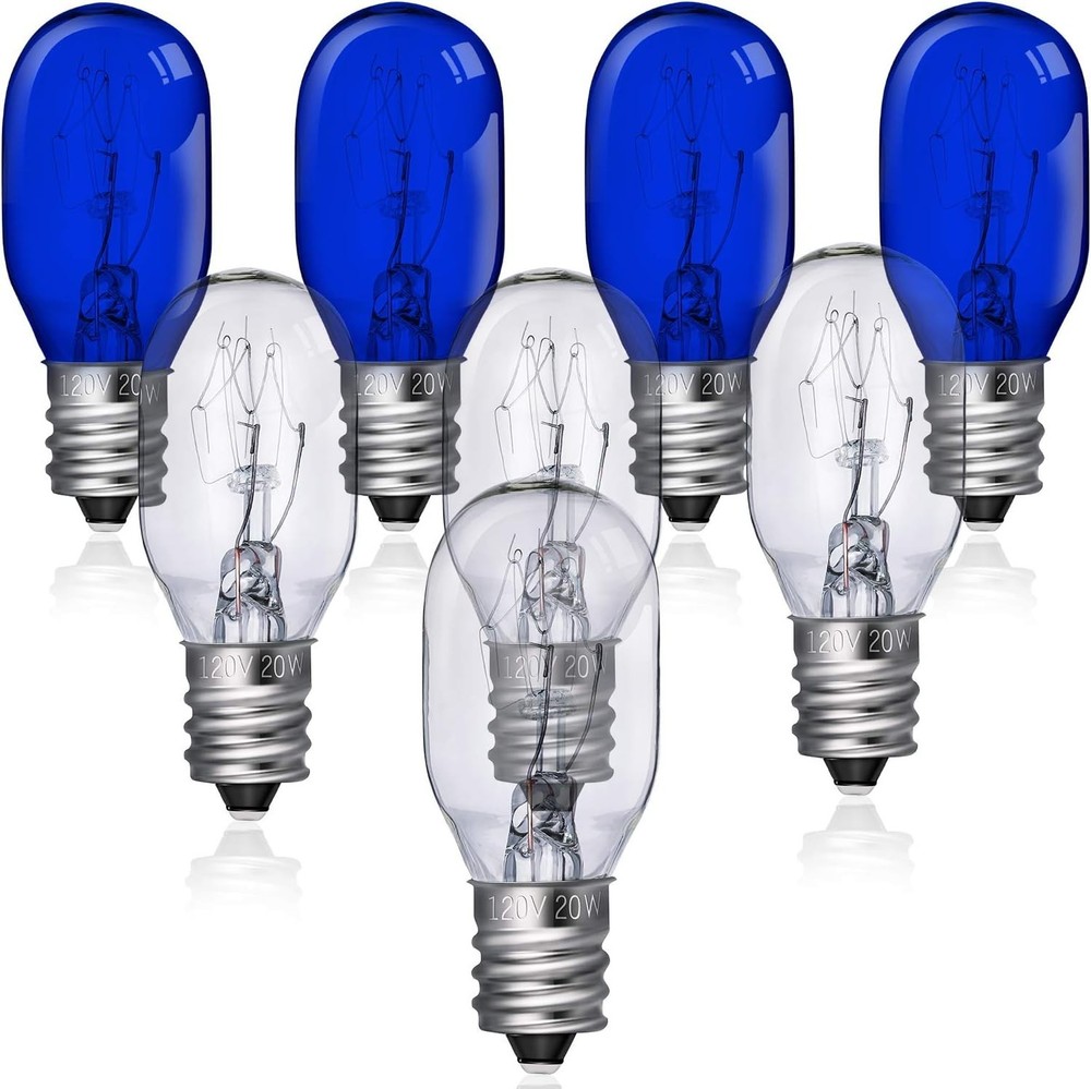 8 Pieces Lighted Make up Mirror Bulbs 20W Replacement Bulbs for Double Sided Ill