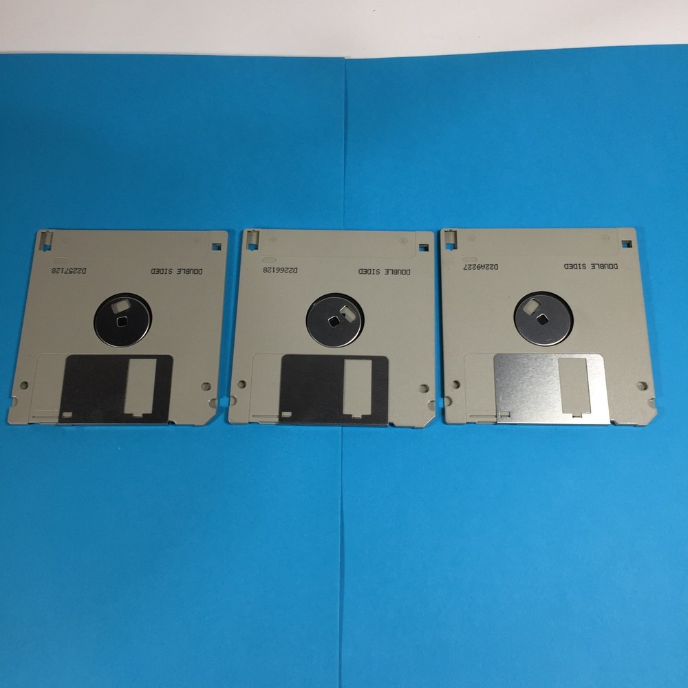 Microsoft MS-DOS v6.0 Operating System-Original 3 floppy Disks-Untested