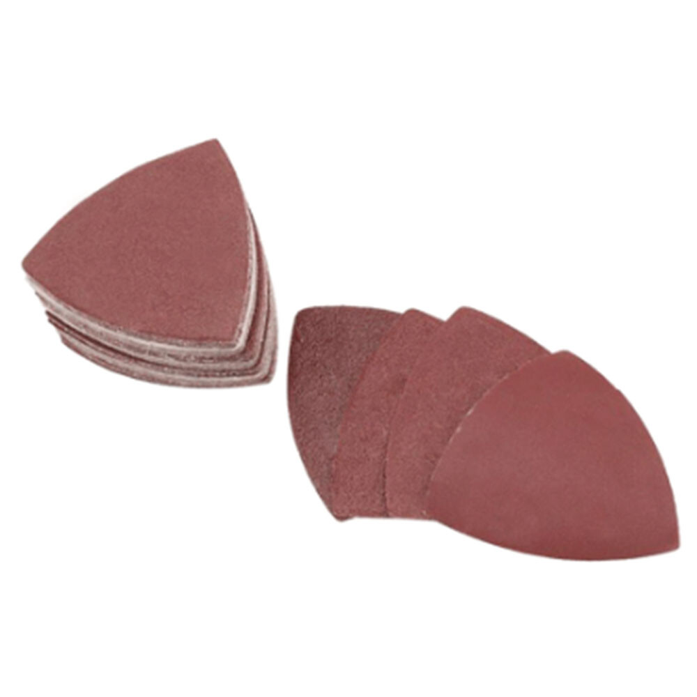 Multi Tool Triangular Sanding Pad Papers 40 60 - 200 Grit 80x80x80mm Sandpaper
