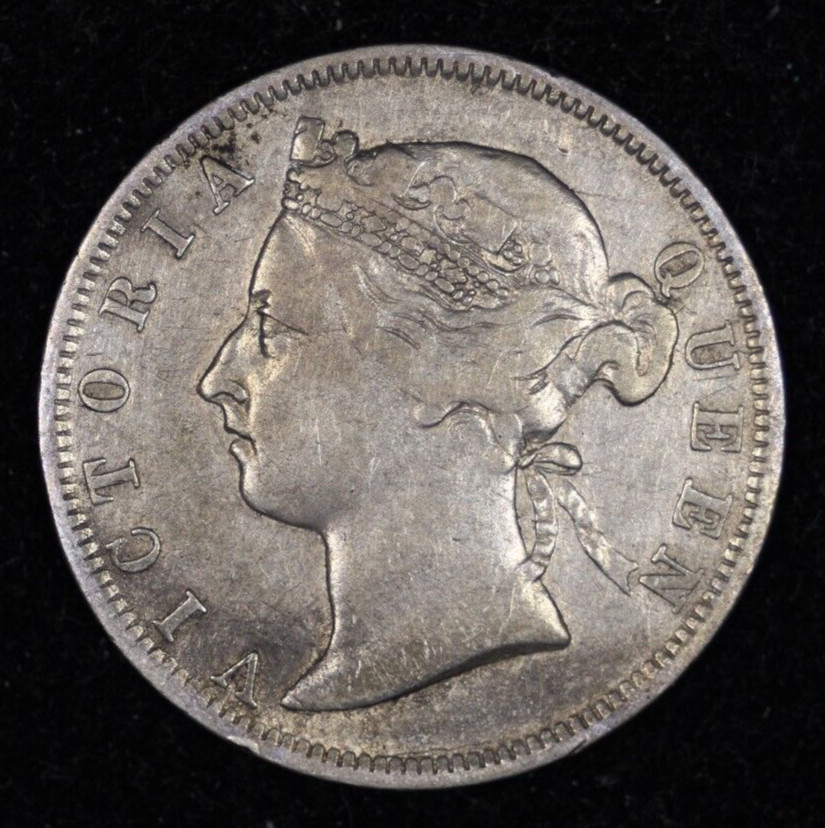 1894 Straits Settlements Silver 20 Cents