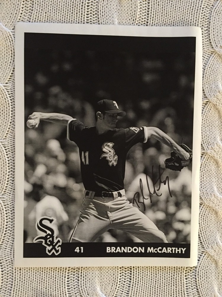 Brandon McCarthy White Sox Signed Picture