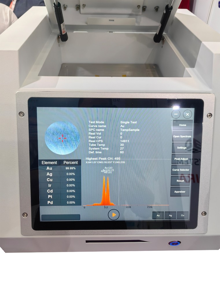 Automatic Gold Purity XRF Analyzer Meter Platinum Silver Content Test Machine
