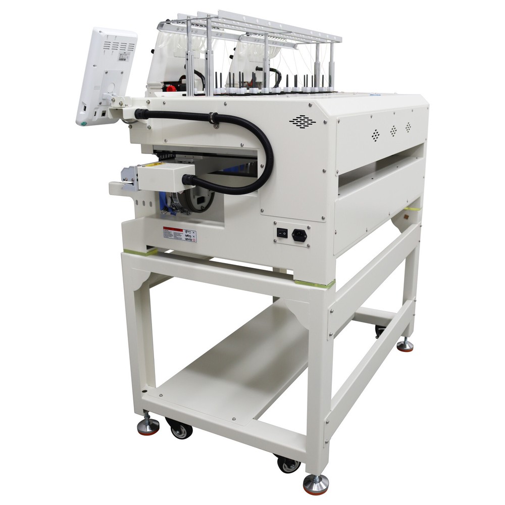 Double-station 12 Needles Automatic Computerized Embroidery Machine 110V/220V