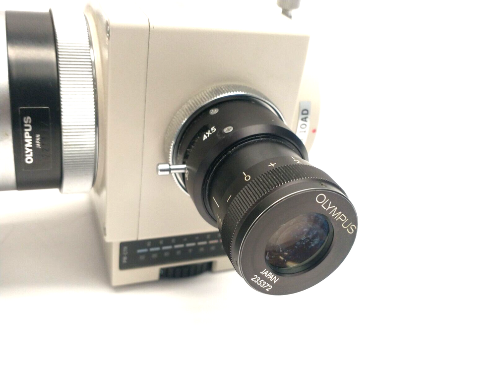 Olympus PM-10AD Photomicrographic Unit w/ C-35AD Microscope Camera & PM-CTR