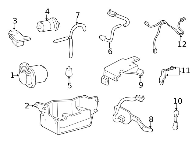 Genuine GM Compressor Bracket 22137535