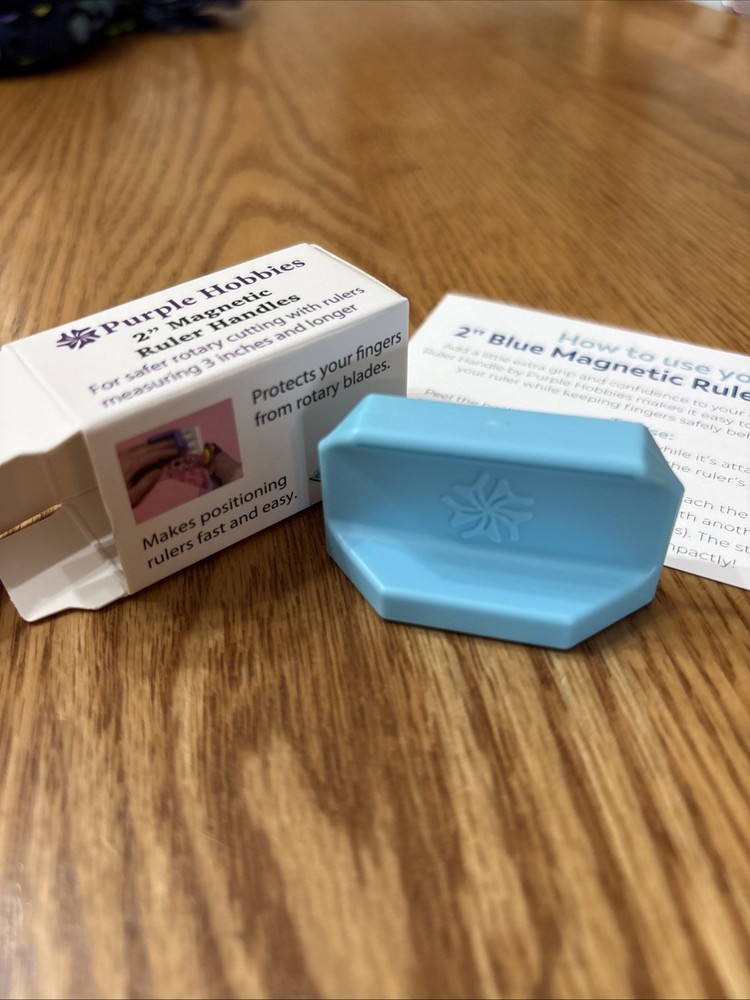 Purple Hobbies 2” Magnetic Ruler Handle