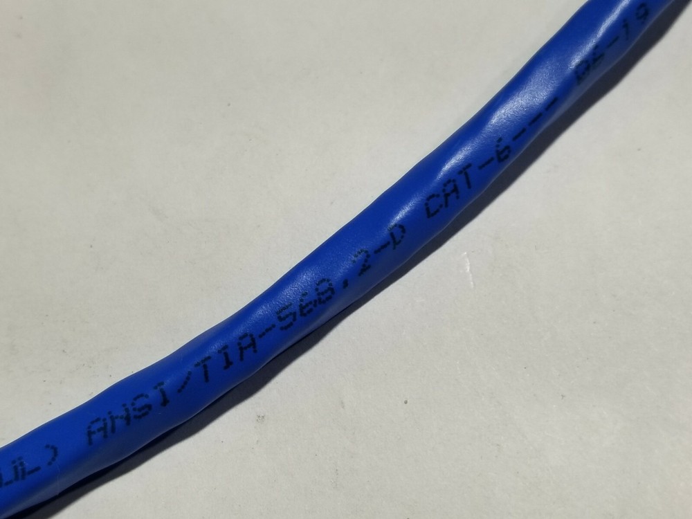 General Cable GenSPEED 6000E 23/4P Cat6E Network Cable CMP-LP Plenum Blue /100ft