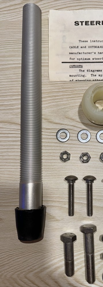 Boat Steering Cable Splash Well Mounting Kit