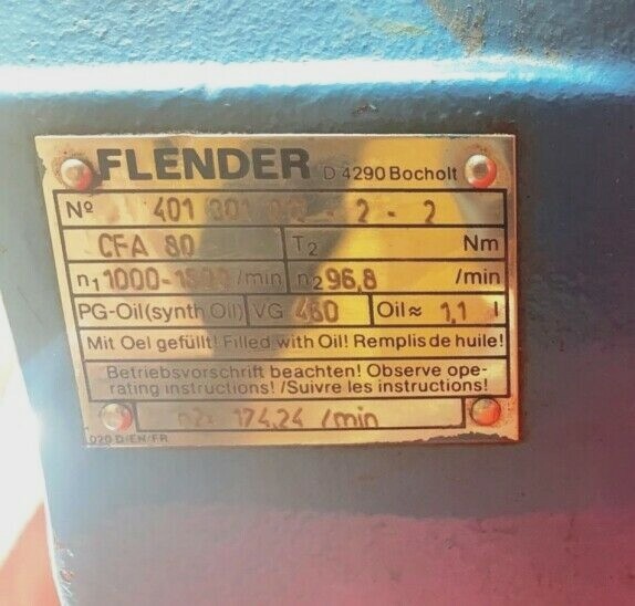 FLENDER GEA REDUCER 7222-45914500