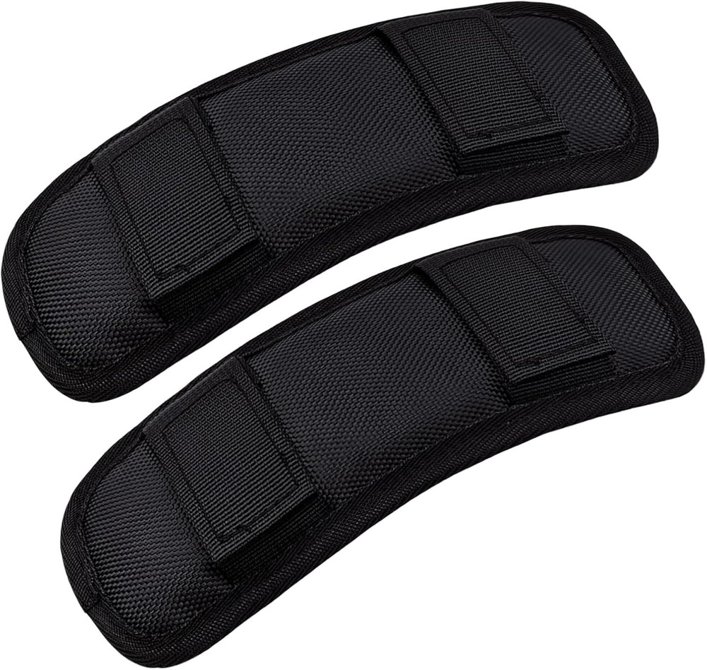 Soft Shoulder Strap Pad, Breathable & Removable Backpack Pads for black