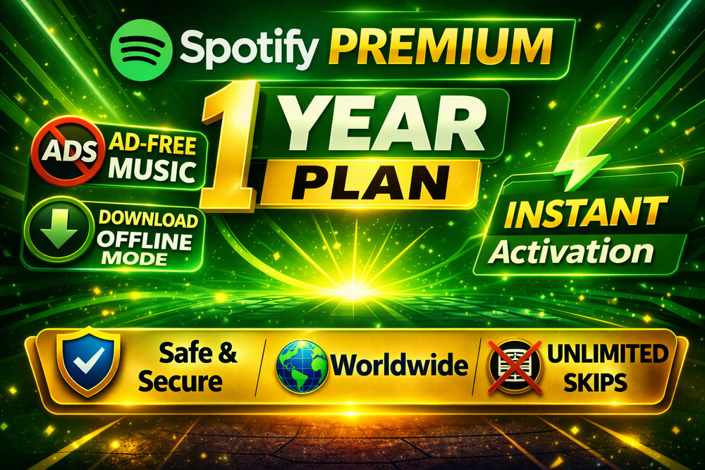 Spotify Premium 1 Year Prepaid Activation (Order via eBay Browser, not app)