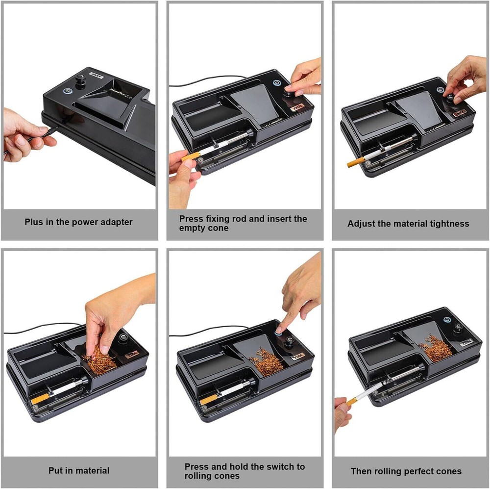 Electric Cone Rolling Machine Portable Automatic Electric Cigarettes Machine
