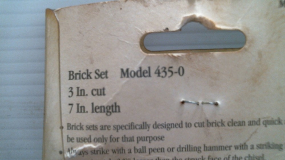 Dasco Pro 3" Brick Chisel (435-0) FS