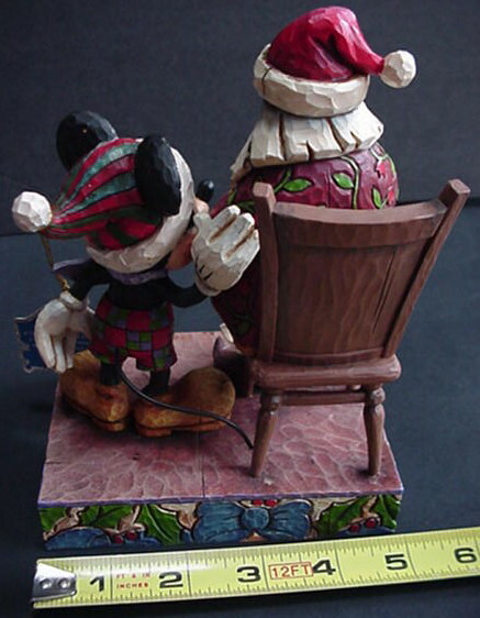 Jim Shore CHECKING IT TWICE Mickey Mouse Santa Figure