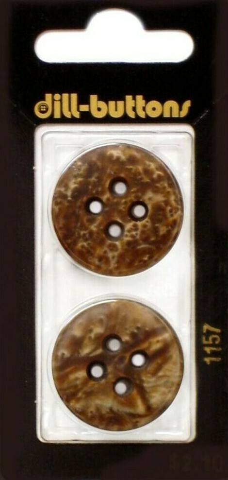 Dill Buttons ~ (1157) - 1" - 2 ct