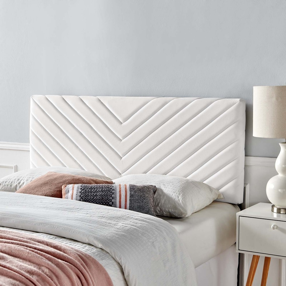 Modway Angular Channel Tufted Performance Velvet Full / Queen Headboard