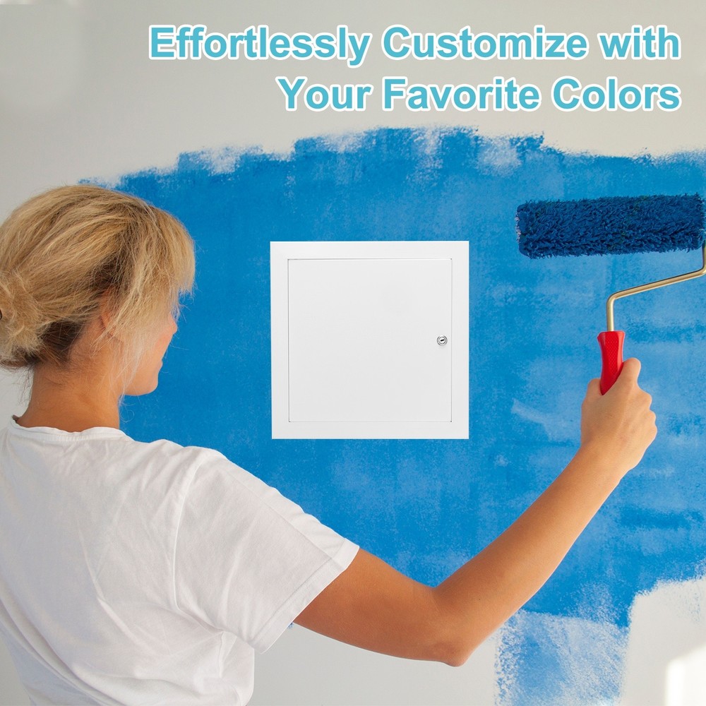11"x11" Drywall Access Panel Wall Hole Cover Access Doors with Lock, White