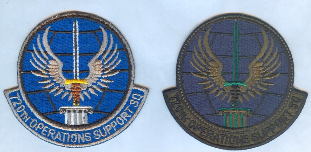 USAF / US Air Force 720th OPERATIONS SUPPORT SQUADRON ... 2 DIFFERENT