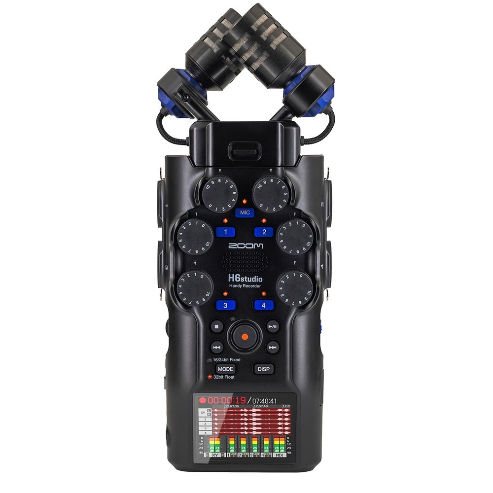 Zoom H6studio 8-Track 32-Bit Float Handy Recorder