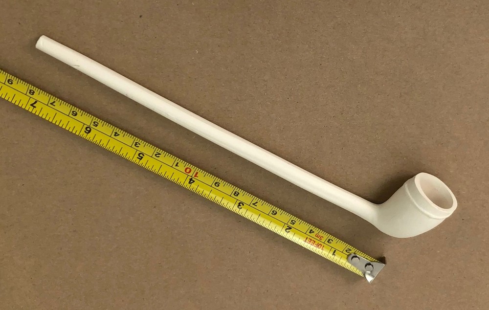 Historical Clay Pipe with Ring Bowl