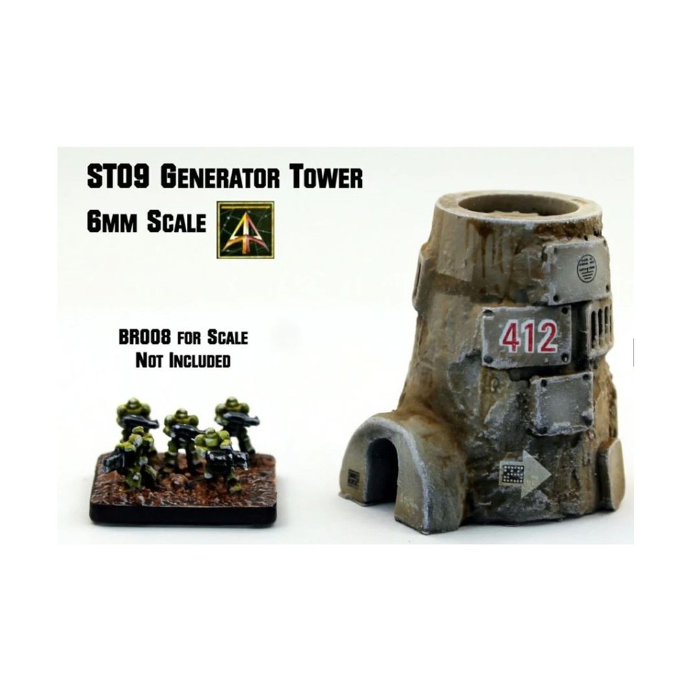 Alternative Armies Sci-Fi Minis 6mm Generator Tower Pack New