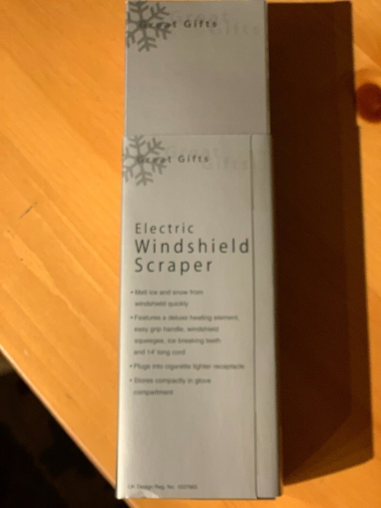 Electric Widnshield Scraper by E&B Giftware Car Lighter Plug In