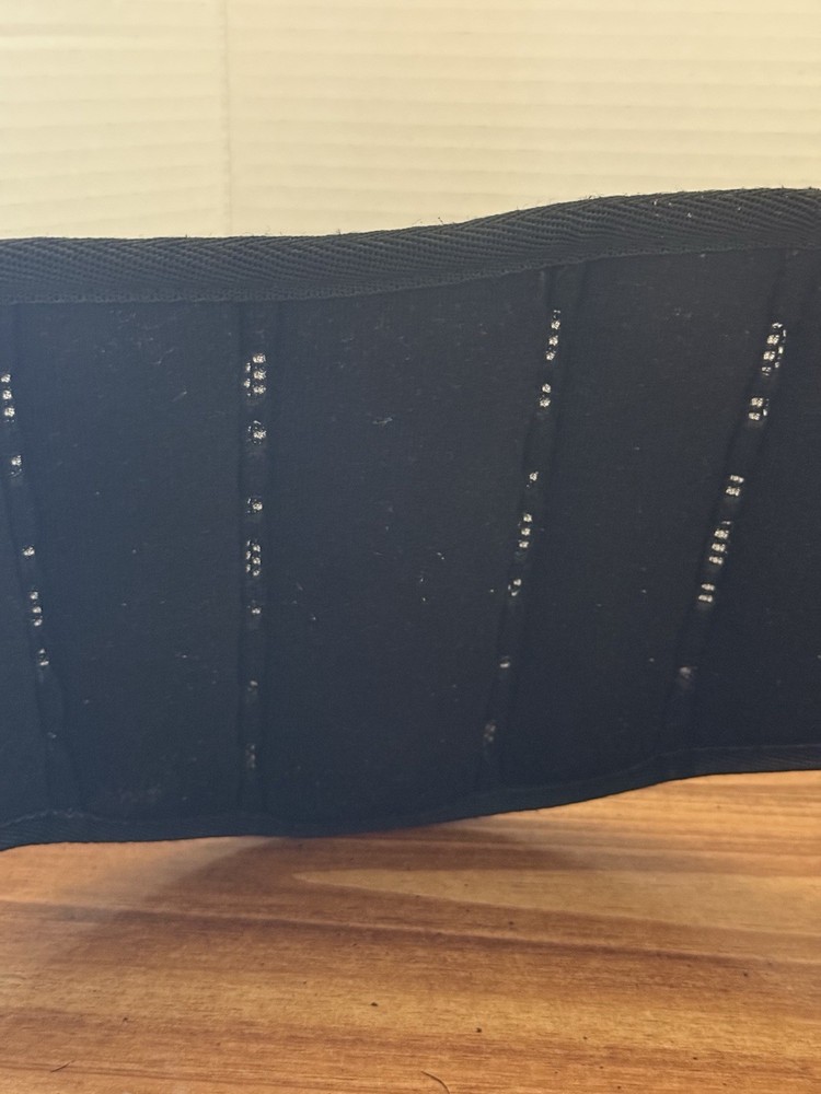 Nike Structured Weight Lifting Training Belt 2.0, Black/Volt Size Large