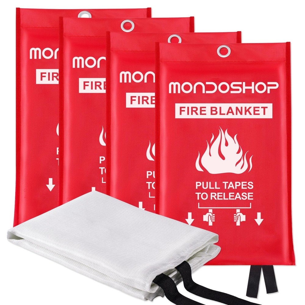 Fire Blanket for Emergency Fire Suppression for Kitchen Car Camping