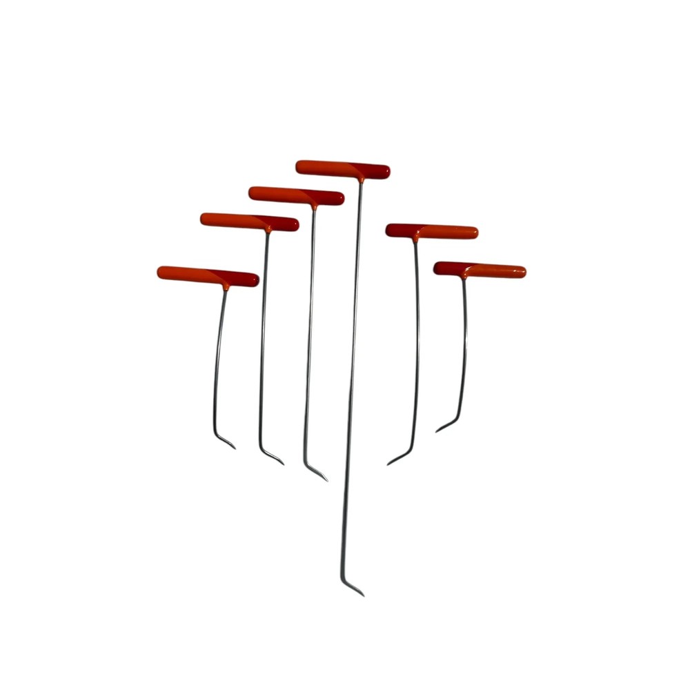 Zynera Edition 6-Piece Mini Sharp Tip Rainbow Bend Left & Right Steel PDR Tools