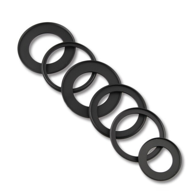 Camera Lens Set Up Rings 9 Pack Set Step-down Rings Kit for Lens Filter Adapter