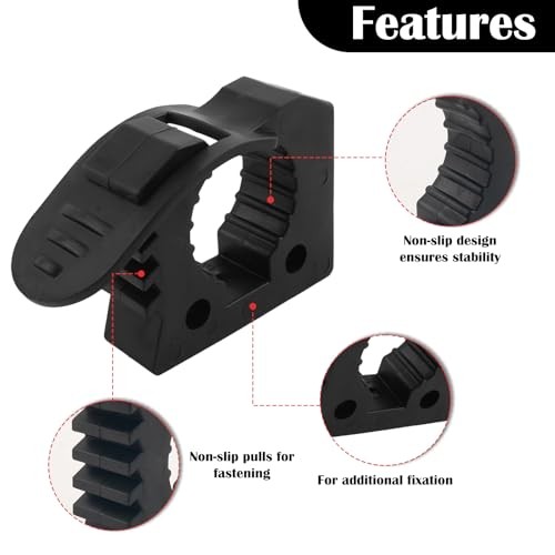 4PCS Quick Release Clamp—Adjustable Rubber Clamp for Shovel Holder & Molle