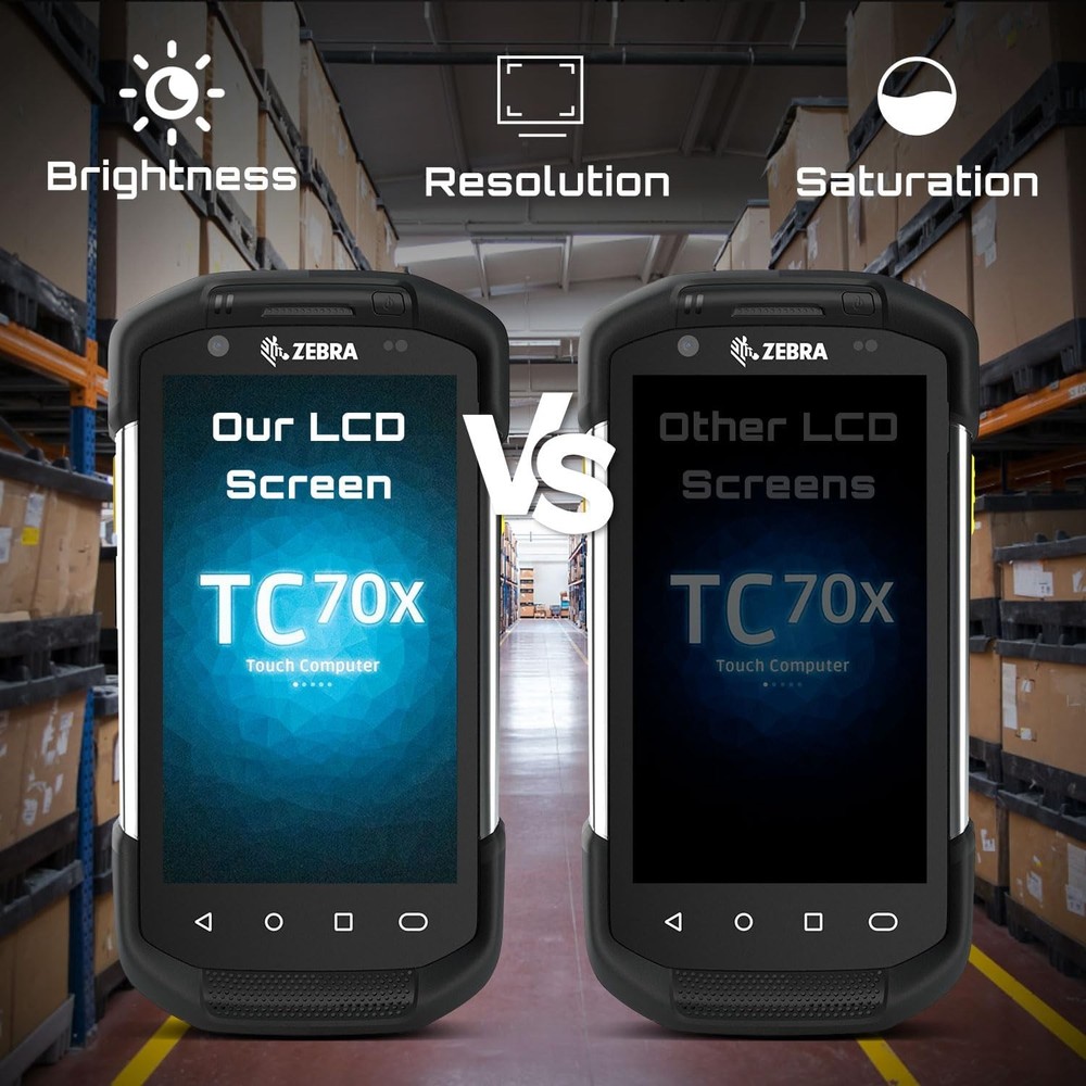 New LCD Touch Display Digitizer Replacement for ZEBRA TC77 Screen