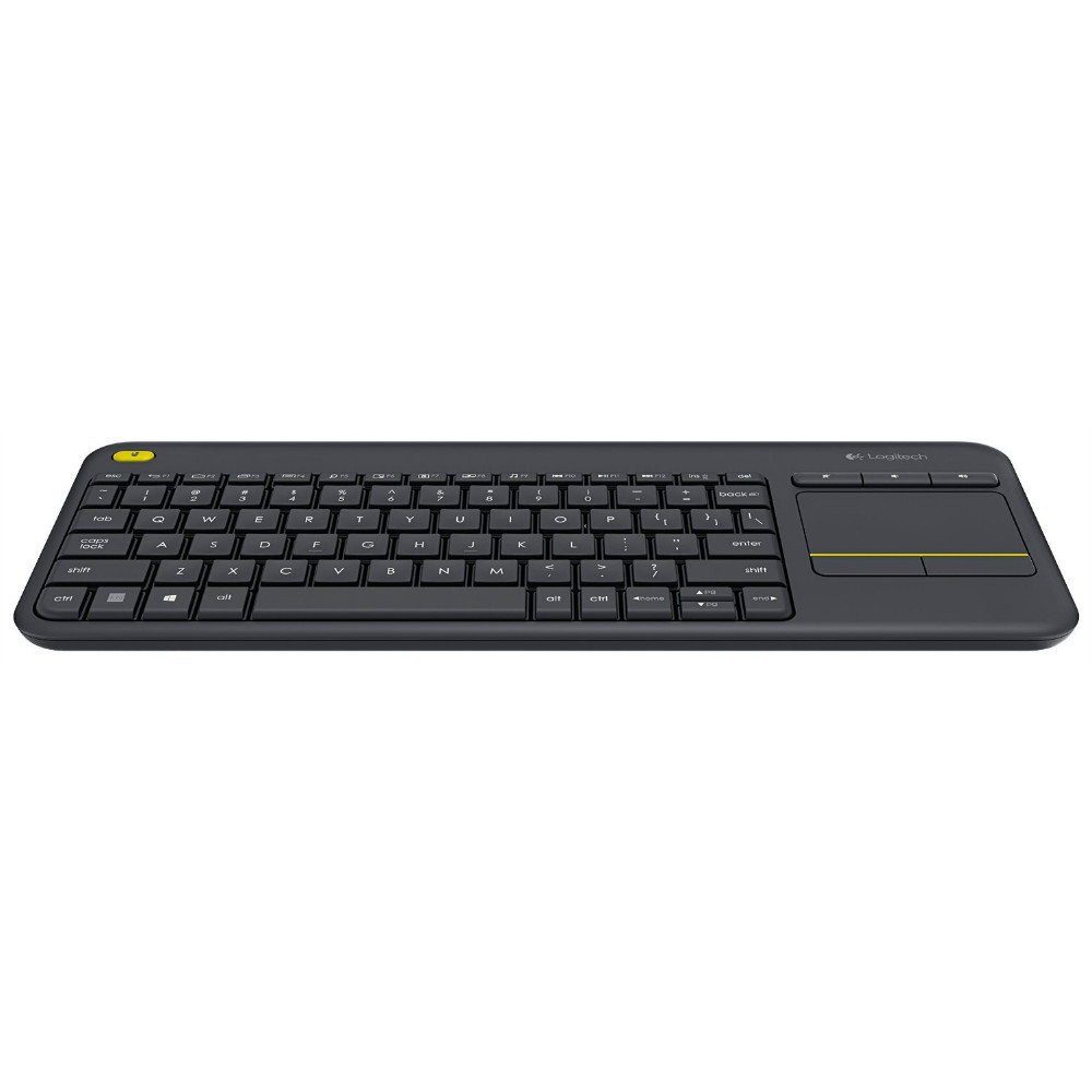 Logitech K400 Plus Wireless Touch Keyboard with Touchpad for PC connected TVs