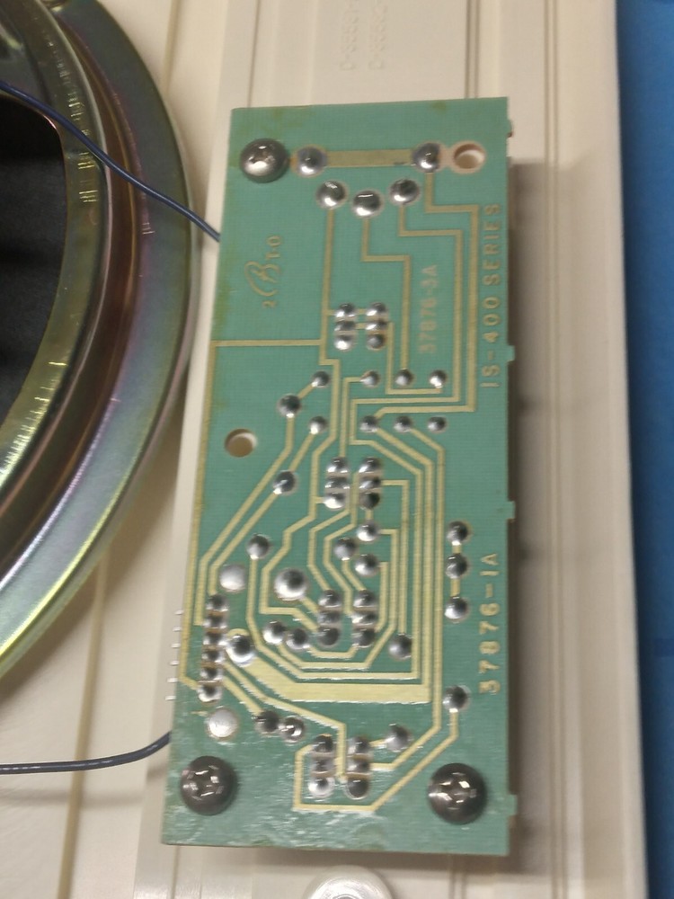 Nutone Scovill IS-408L 8" Inside Speaker 406 Intercom System Adobe White - NOS