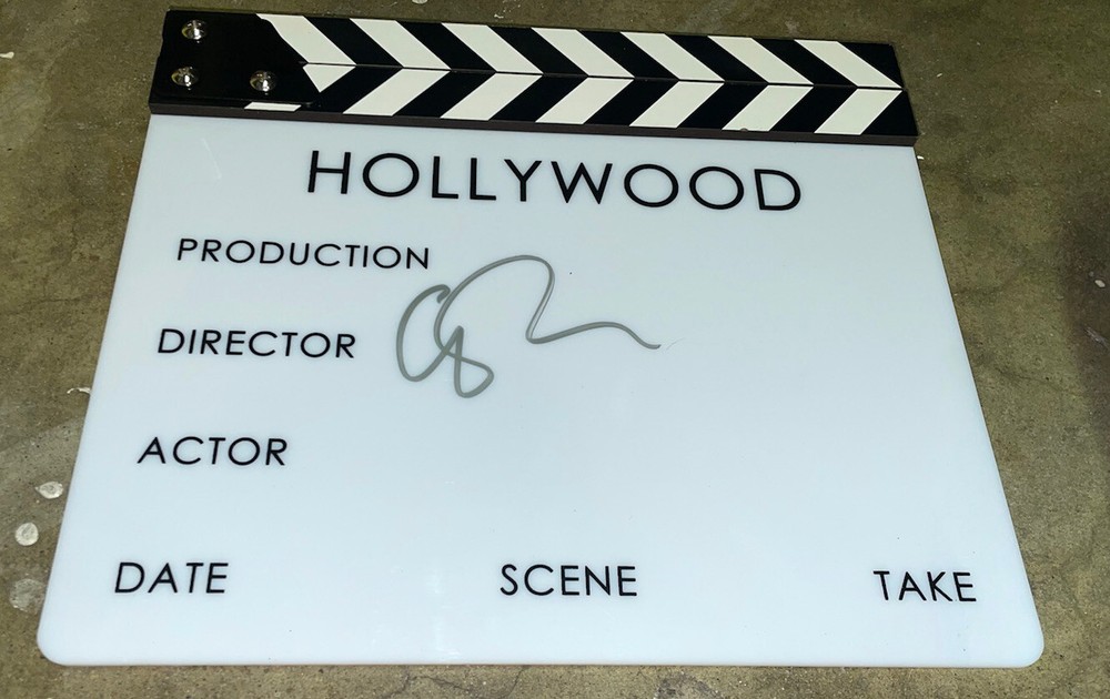 Adam Sandler signed Movie Clapboard
