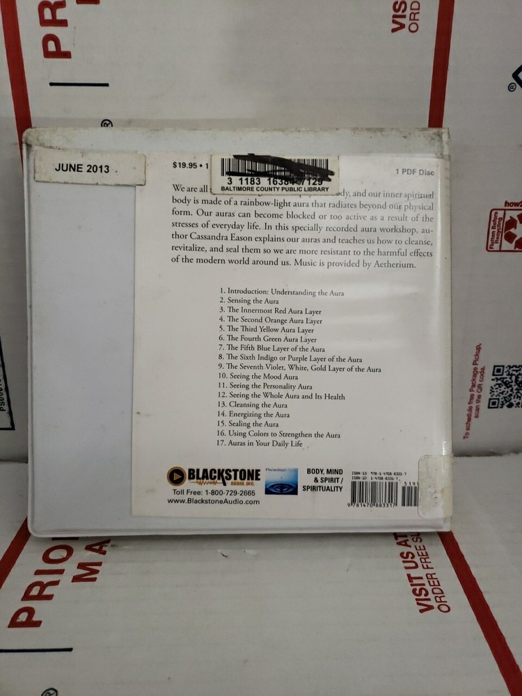 Aura Workshop Audiobook (AUDIO CD) ~ Shelf201