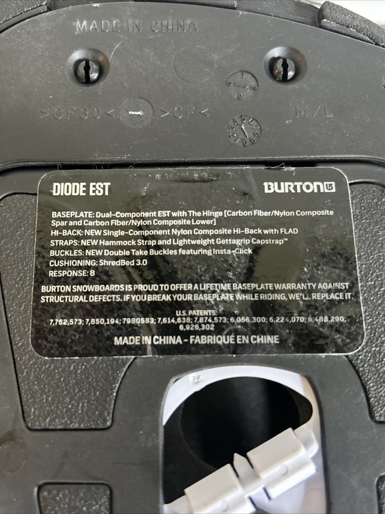 Burton Diode Snowboard Bindings 130422