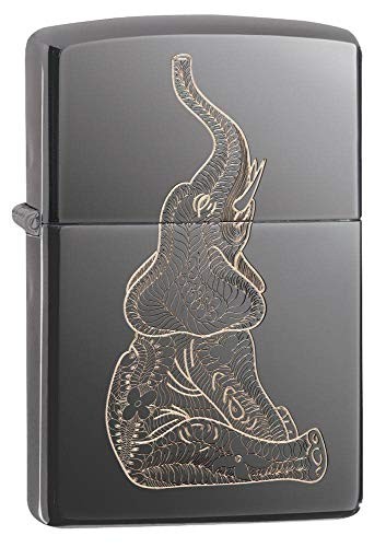 Zippo Zentangle Elephant Pocket Lighter
