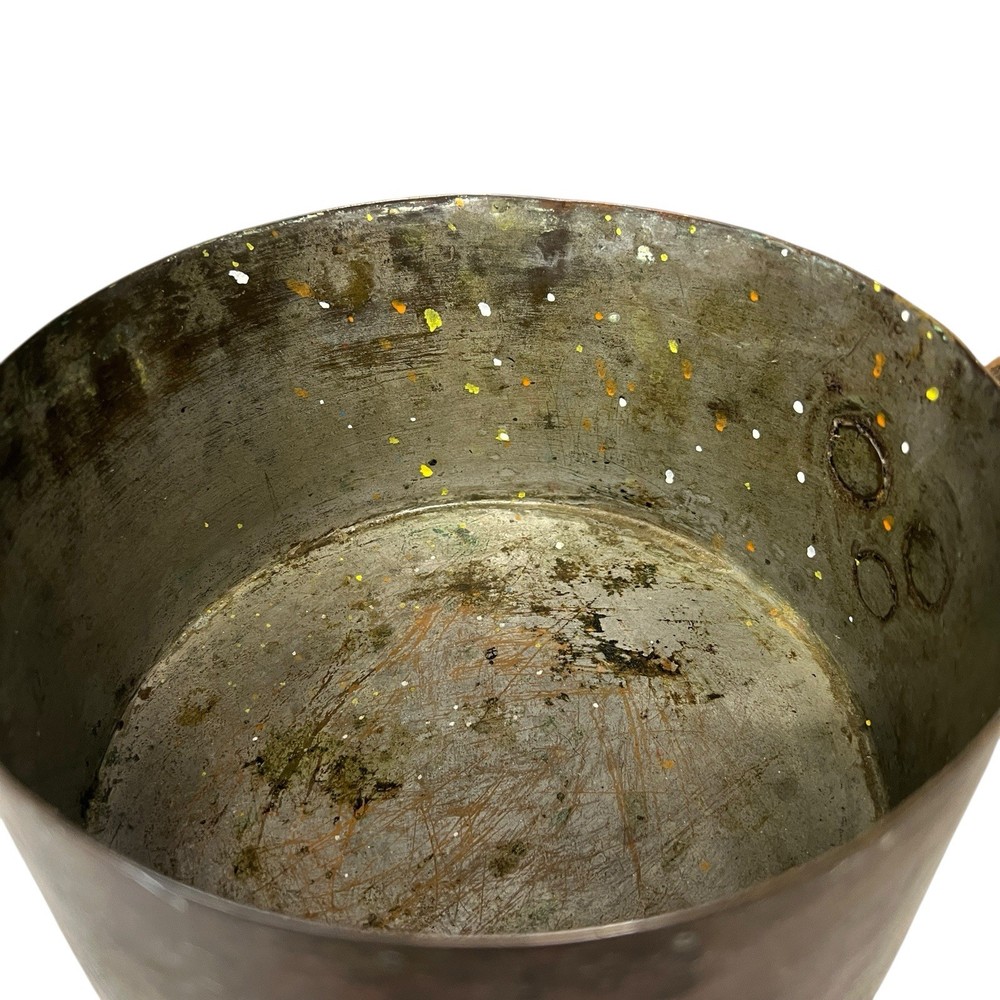 Antique dovetailed Copper Pan W/Copper Handle