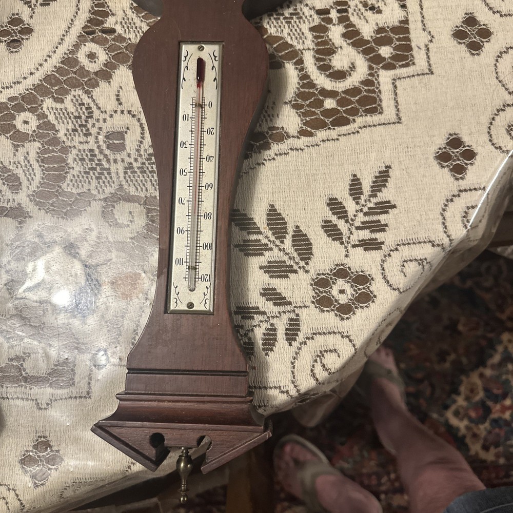 Vintage Mahogany Barometer