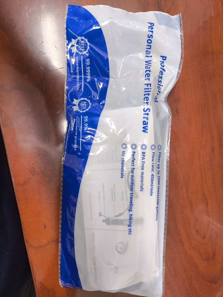 Portable Personal Water Filter Straw Purifying Device