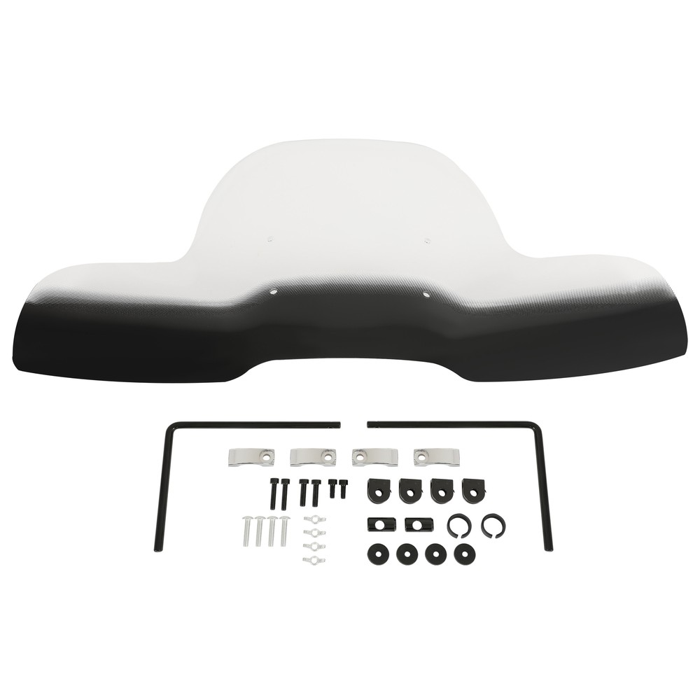 2-Tone Large Windshield Windscreen Screen Protector For ATV Motorcycle Harley