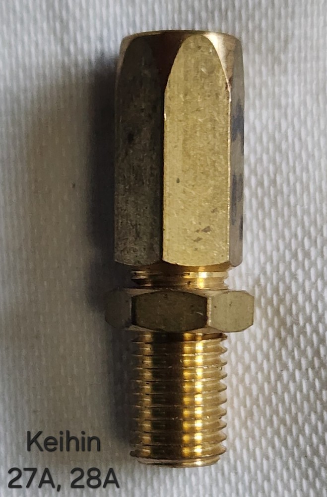 Keihin Cable Adjuster and Nut 27A, 28A