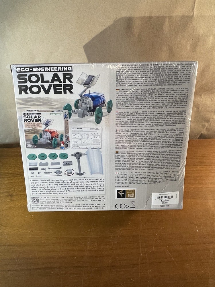 Eco- Engineering Solar Rover New In Box Green Science