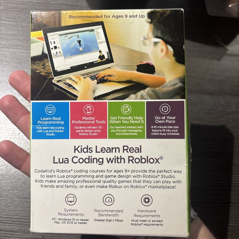 CodaKid Roblox Coding, Award-Winning, Coding for Kids, Ages 9+ (code)