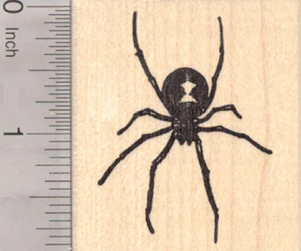 Black Widow Spider Rubber Stamp G20516 WM