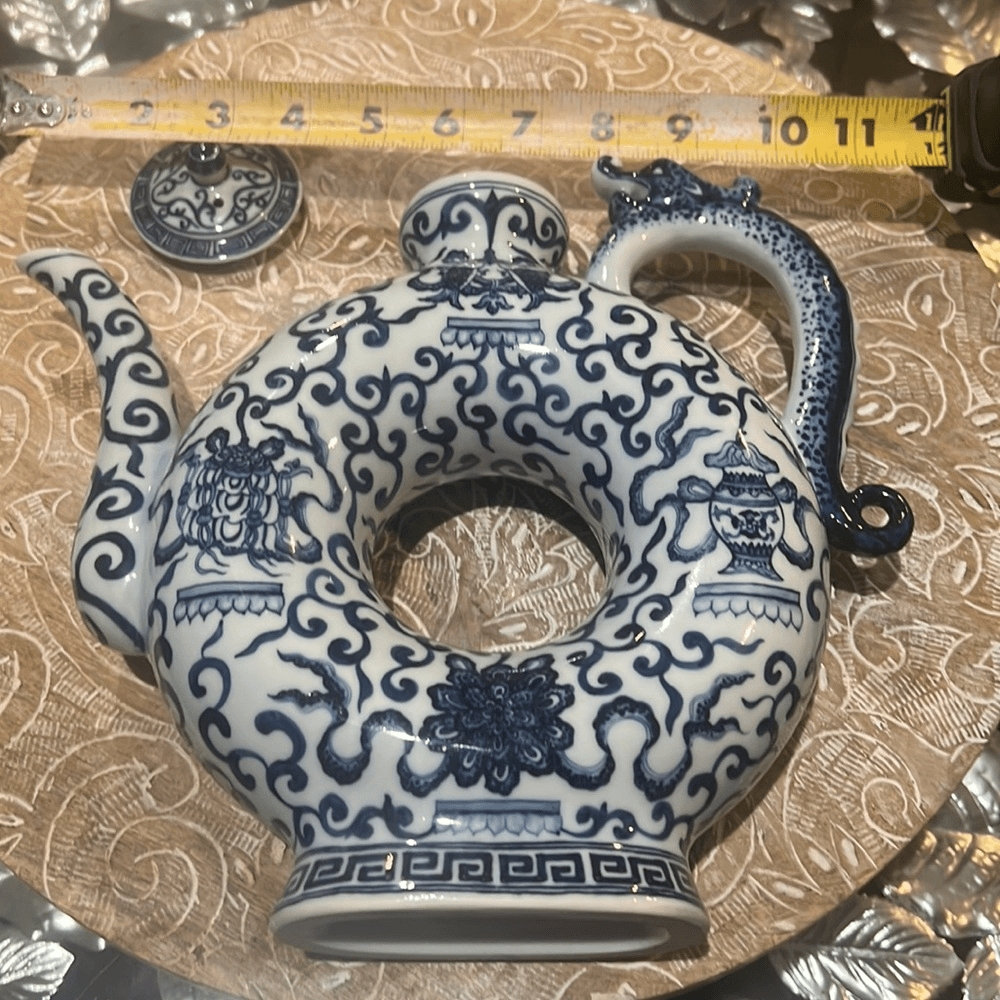 Antique Andrea Sadek circle vase/tea pot