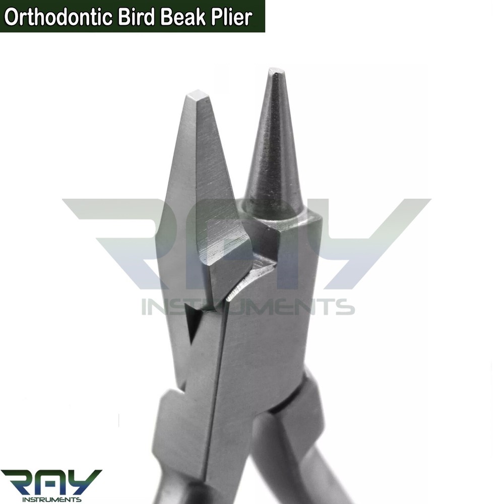 Orthodontic Bird Beak Angle Light Wire Bending Loop Forming Plier Dental Tools