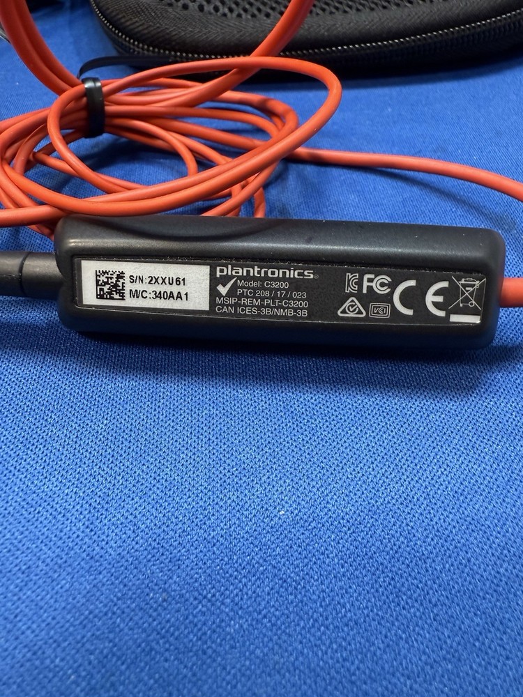 Plantronics C3225T Wired Headset