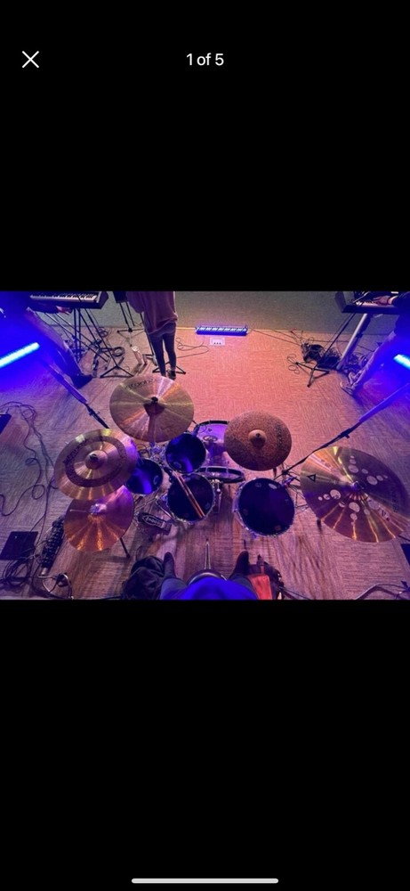 ANDY MINEO'S dw acrylic drum set 